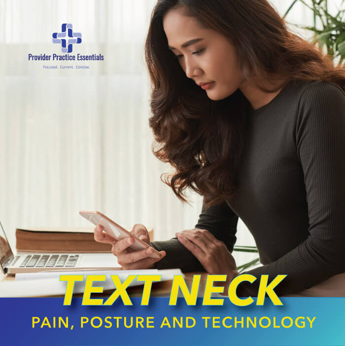Learn what is text neck and what it has to do with cell phones and posture. 